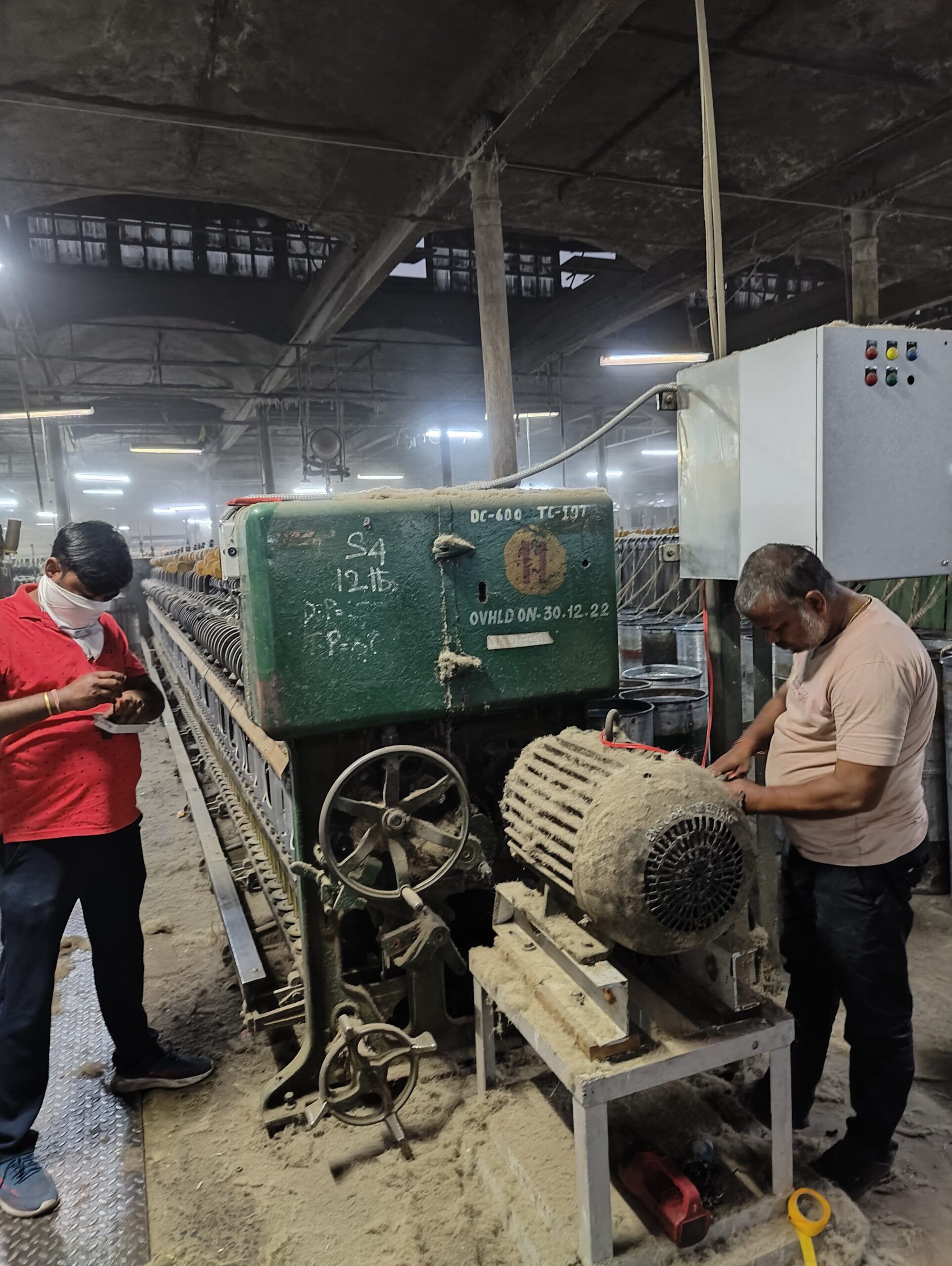Automation of Spinning Machine at Jute Industry